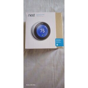 Nest Learning Thermostat Programmable Wi-Fi App Control Digital Display